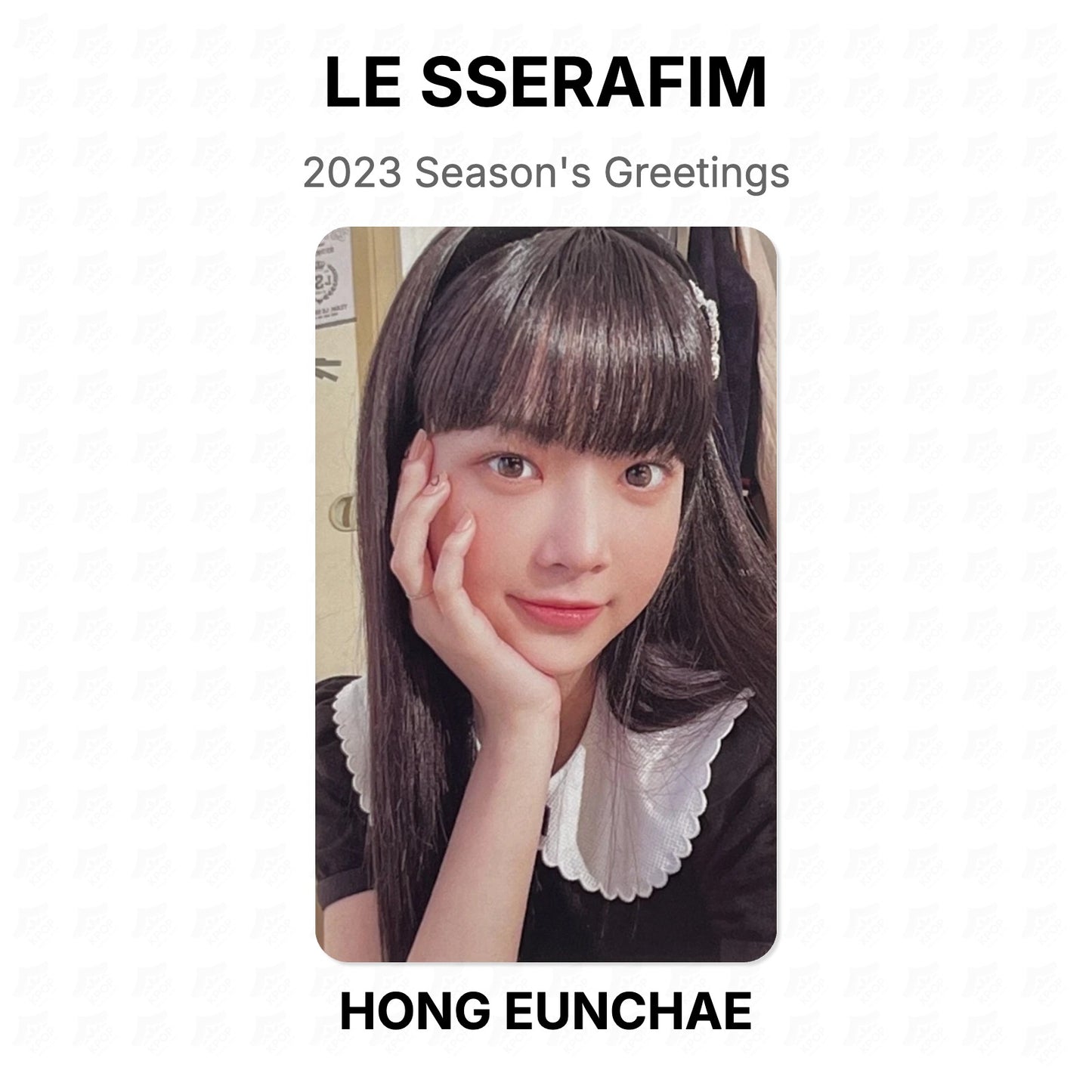 LE SSERAFIM 2023 Season's Greetings Official Photocard