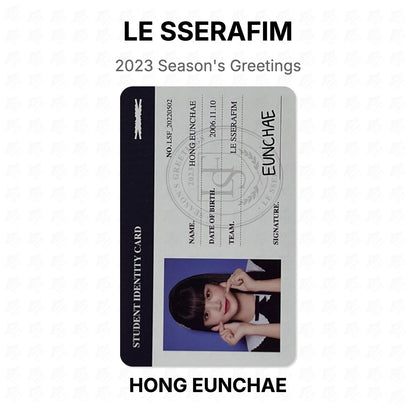 LE SSERAFIM 2023 Season's Greetings Official Photocard