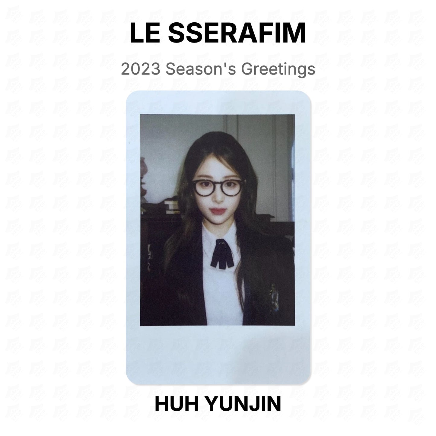 LE SSERAFIM 2023 Season's Greetings Official Photocard