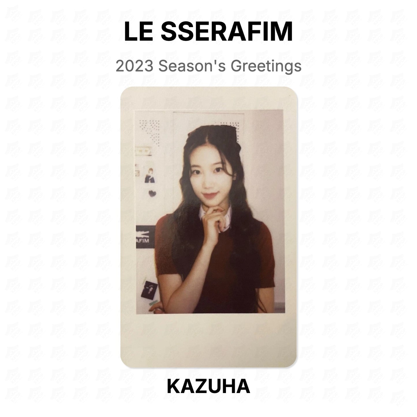 LE SSERAFIM 2023 Season's Greetings Official Photocard