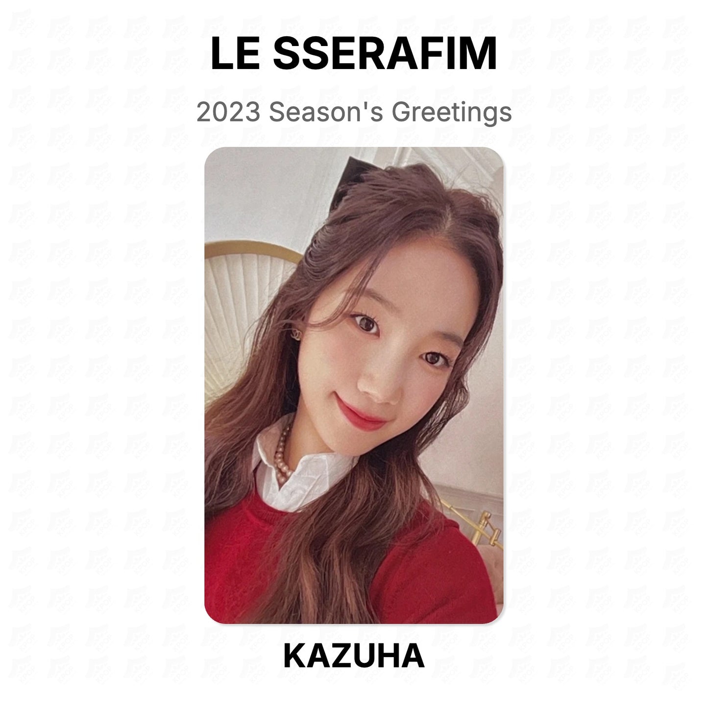 LE SSERAFIM 2023 Season's Greetings Official Photocard