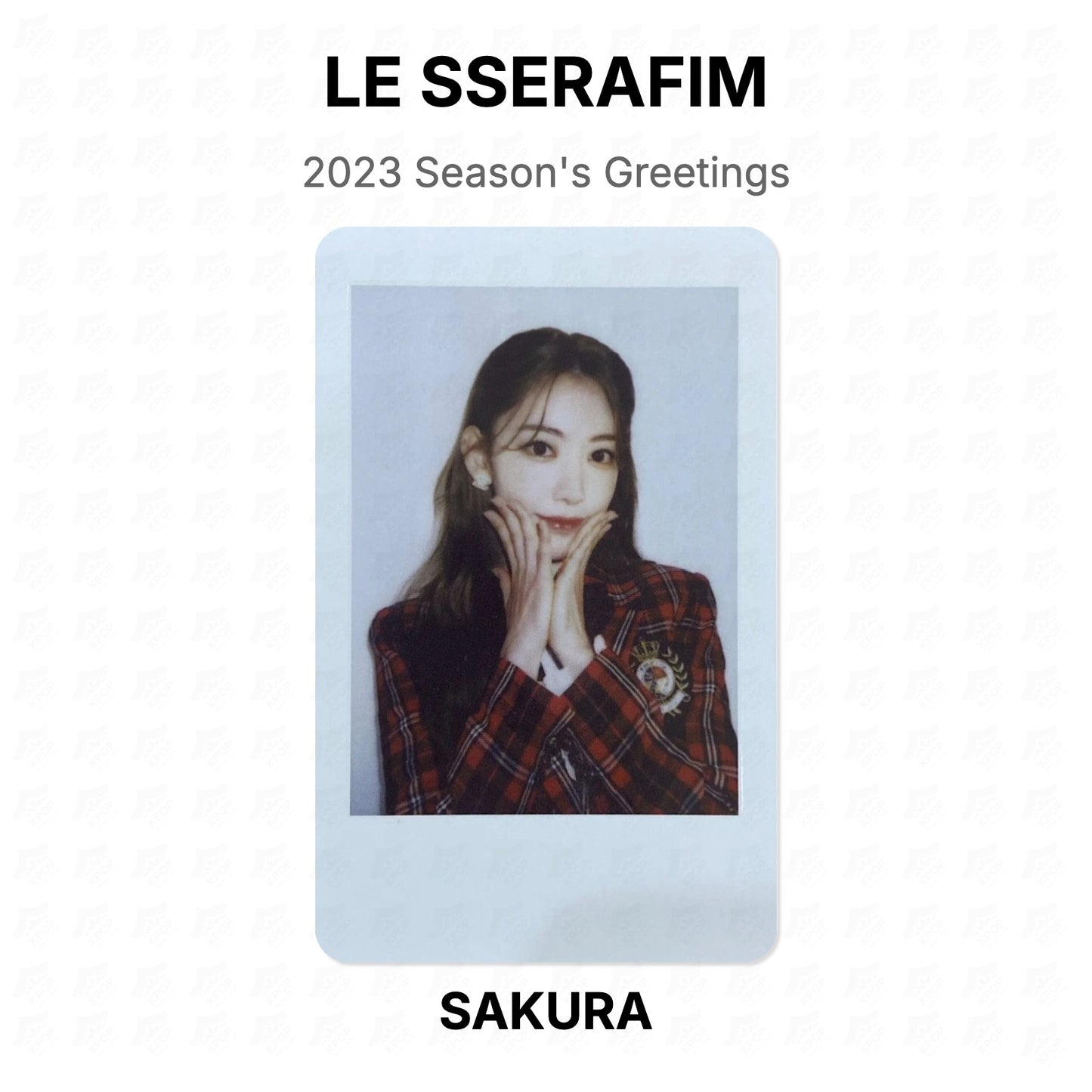 LE SSERAFIM 2023 Season's Greetings Official Photocard