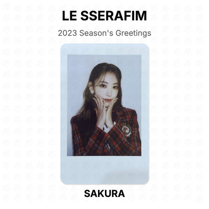 LE SSERAFIM 2023 Season's Greetings Official Photocard