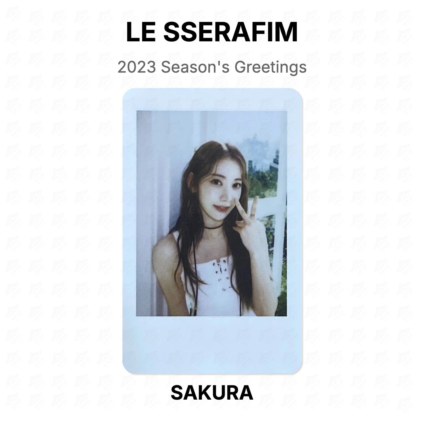 LE SSERAFIM 2023 Season's Greetings Official Photocard