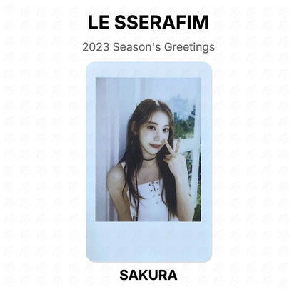 LE SSERAFIM 2023 Season's Greetings Official Photocard