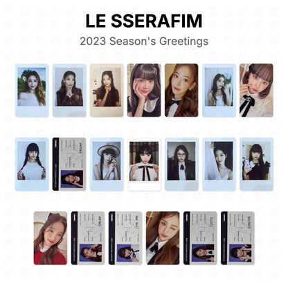 LE SSERAFIM 2023 Season's Greetings Official Photocard