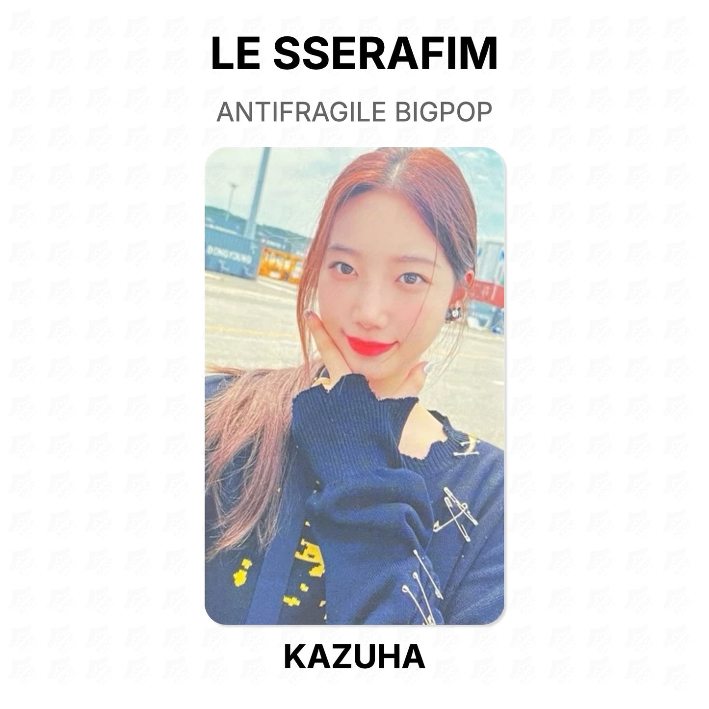 LE SSERAFIM ANTIFRAGILE BIGPOP Official Photocard