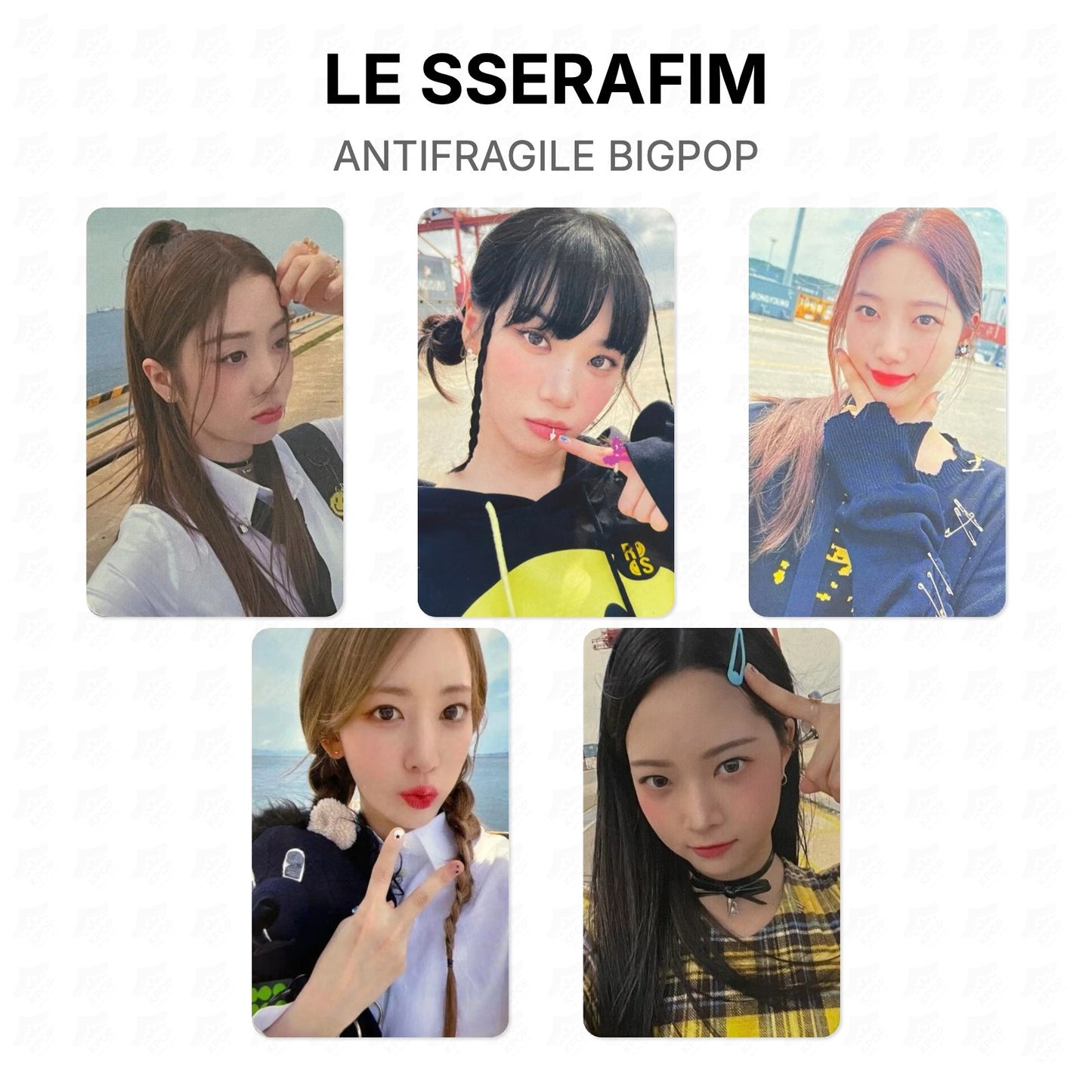 LE SSERAFIM ANTIFRAGILE BIGPOP Official Photocard