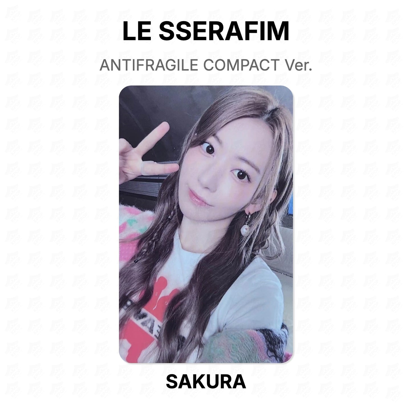 LE SSERAFIM ANTIFRAGILE COMPACT Ver. Official Photocard