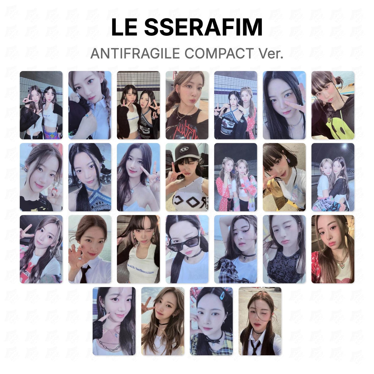 LE SSERAFIM ANTIFRAGILE COMPACT Ver. Official Photocard