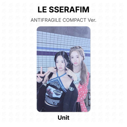 LE SSERAFIM ANTIFRAGILE COMPACT Ver. Official Photocard