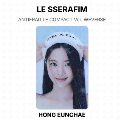 LE SSERAFIM ANTIFRAGILE COMPACT Ver. WEVERSE Official Photocard