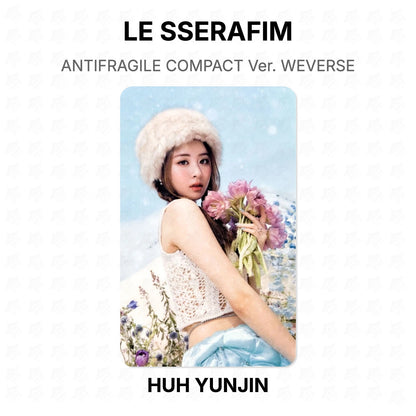 LE SSERAFIM ANTIFRAGILE COMPACT Ver. WEVERSE Official Photocard