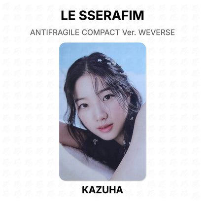 LE SSERAFIM ANTIFRAGILE COMPACT Ver. WEVERSE Official Photocard