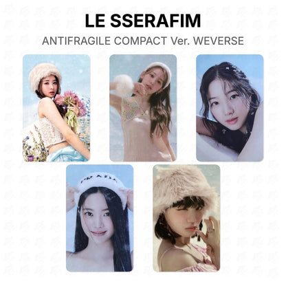 LE SSERAFIM ANTIFRAGILE COMPACT Ver. WEVERSE Official Photocard