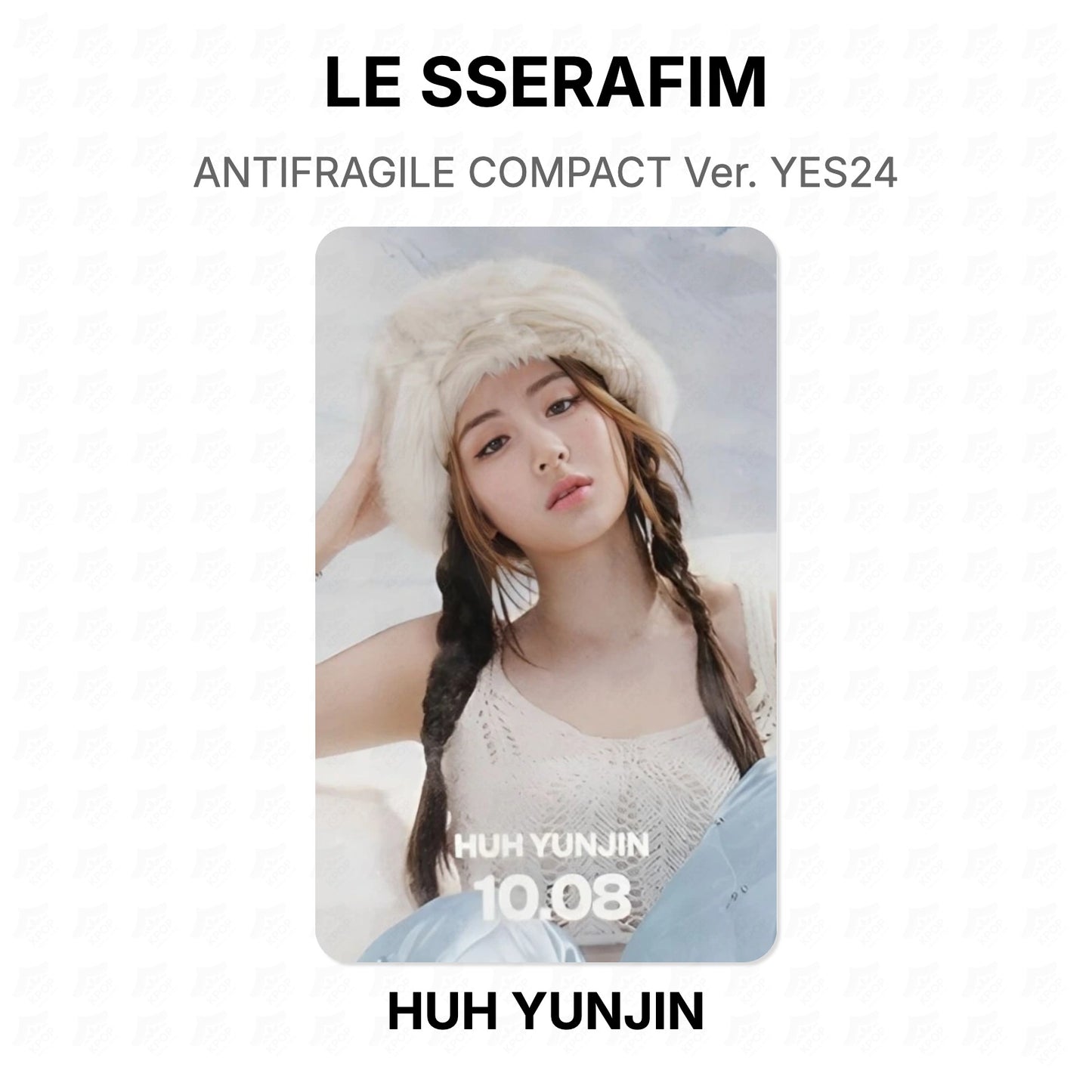 LE SSERAFIM ANTIFRAGILE COMPACT Ver. YES24 Official Photocard