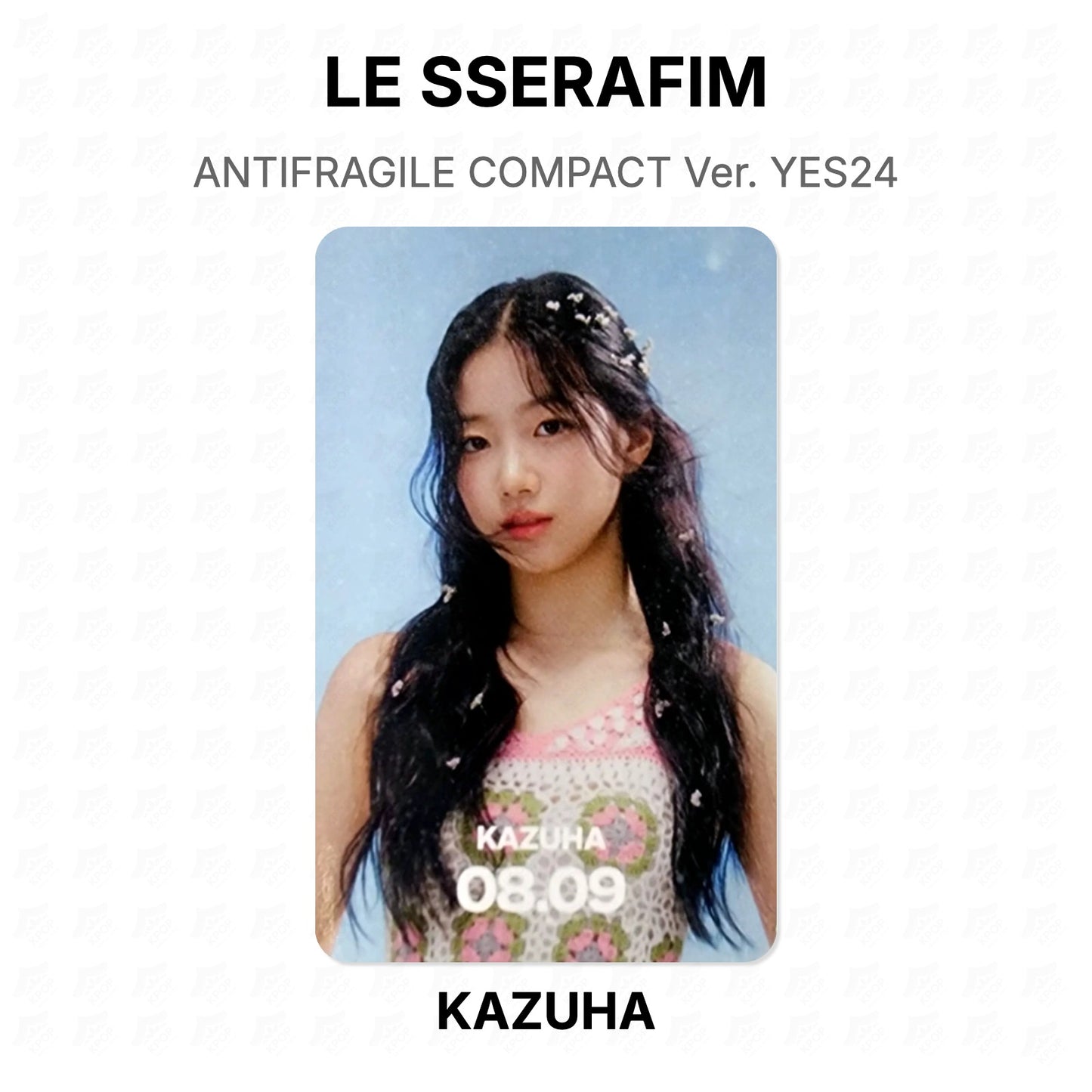 LE SSERAFIM ANTIFRAGILE COMPACT Ver. YES24 Official Photocard
