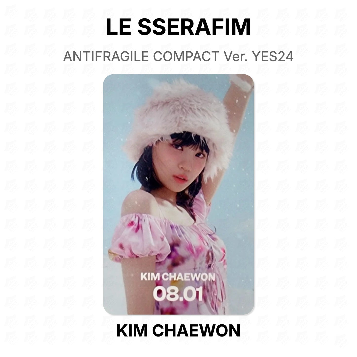 LE SSERAFIM ANTIFRAGILE COMPACT Ver. YES24 Official Photocard