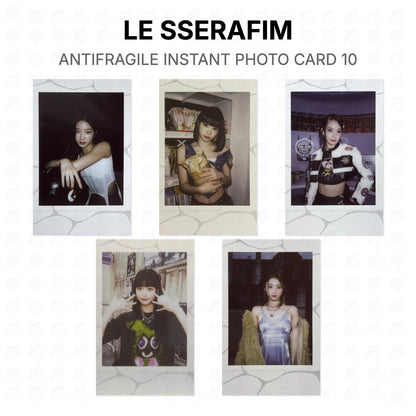 LE SSERAFIM ANTIFRAGILE INSTANT PHOTO CARD 10 Official Photocard