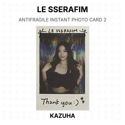 LE SSERAFIM ANTIFRAGILE INSTANT PHOTO CARD 2 Official Photocard