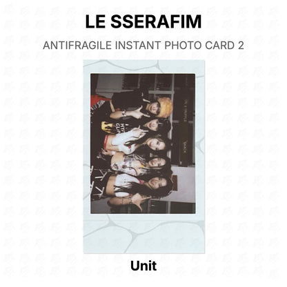 LE SSERAFIM ANTIFRAGILE INSTANT PHOTO CARD 2 Official Photocard