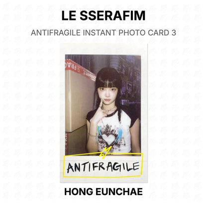 LE SSERAFIM ANTIFRAGILE INSTANT PHOTO CARD 3 Official Photocard