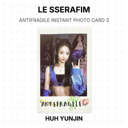 LE SSERAFIM ANTIFRAGILE INSTANT PHOTO CARD 3 Official Photocard