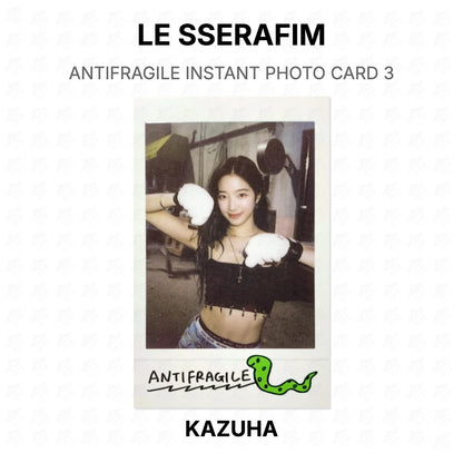 LE SSERAFIM ANTIFRAGILE INSTANT PHOTO CARD 3 Official Photocard