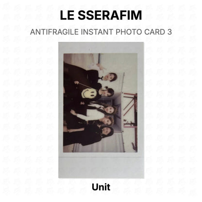 LE SSERAFIM ANTIFRAGILE INSTANT PHOTO CARD 3 Official Photocard