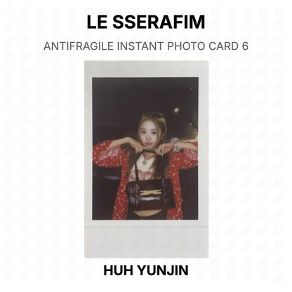 LE SSERAFIM ANTIFRAGILE INSTANT PHOTO CARD 6 Official Photocard