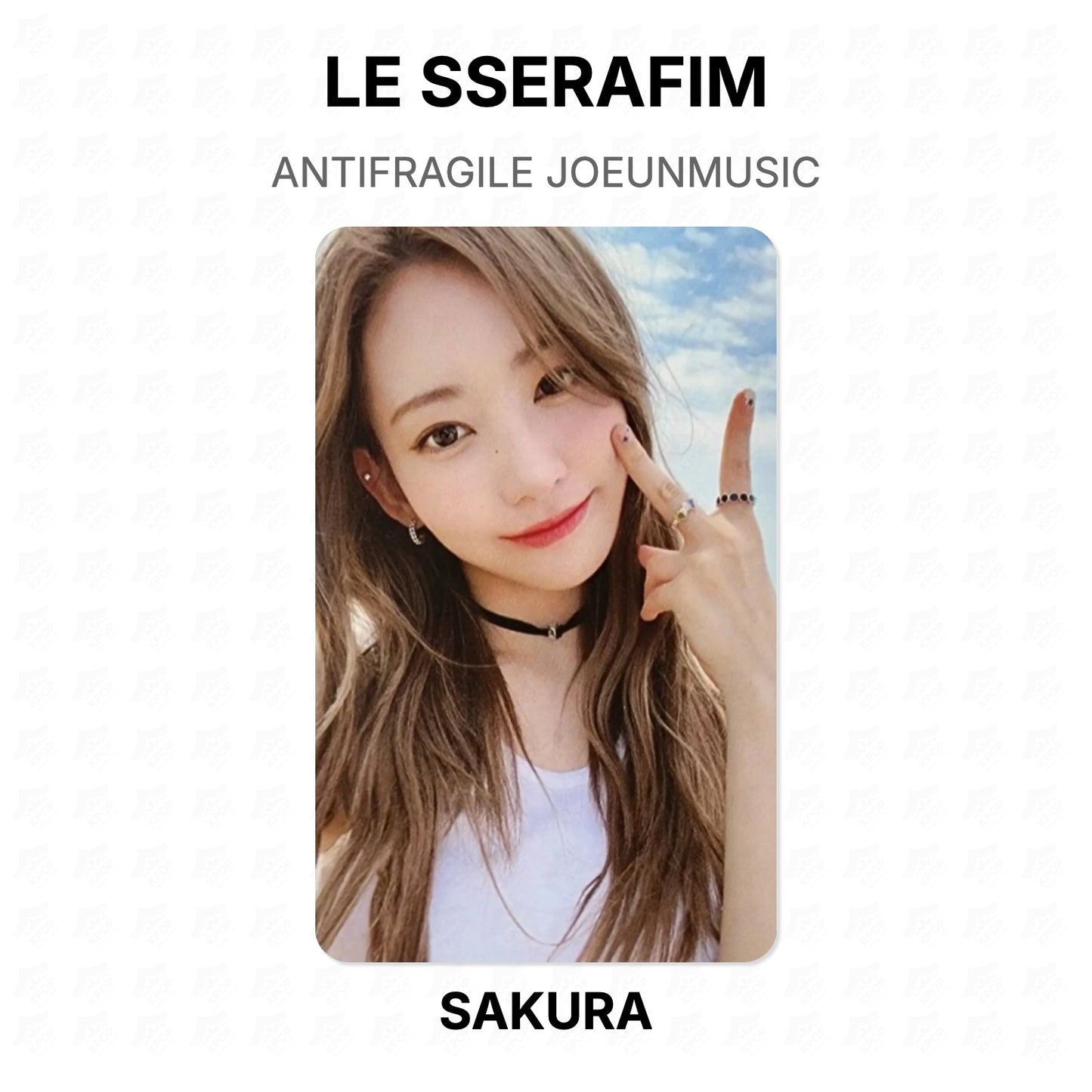 LE SSERAFIM ANTIFRAGILE JOEUNMUSIC Official Photocard