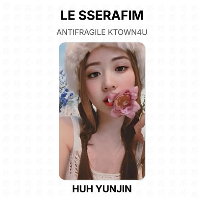 LE SSERAFIM ANTIFRAGILE KTOWN4U Official Photocard
