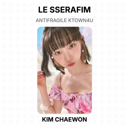 LE SSERAFIM ANTIFRAGILE KTOWN4U Official Photocard