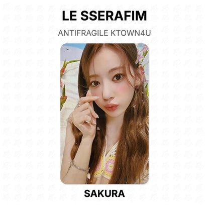 LE SSERAFIM ANTIFRAGILE KTOWN4U Official Photocard