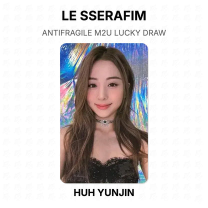 LE SSERAFIM ANTIFRAGILE M2U LUCKY DRAW Official Photocard
