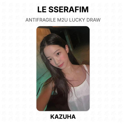 LE SSERAFIM ANTIFRAGILE M2U LUCKY DRAW Official Photocard