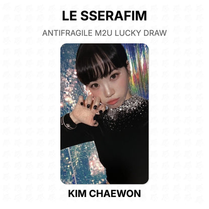 LE SSERAFIM ANTIFRAGILE M2U LUCKY DRAW Official Photocard