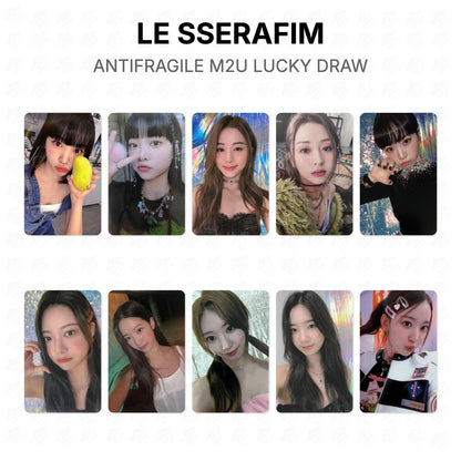 LE SSERAFIM ANTIFRAGILE M2U LUCKY DRAW Official Photocard