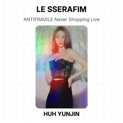 LE SSERAFIM ANTIFRAGILE Naver Shopping Live Official Photocard