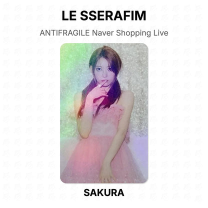 LE SSERAFIM ANTIFRAGILE Naver Shopping Live Official Photocard