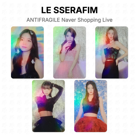 LE SSERAFIM ANTIFRAGILE Naver Shopping Live Official Photocard