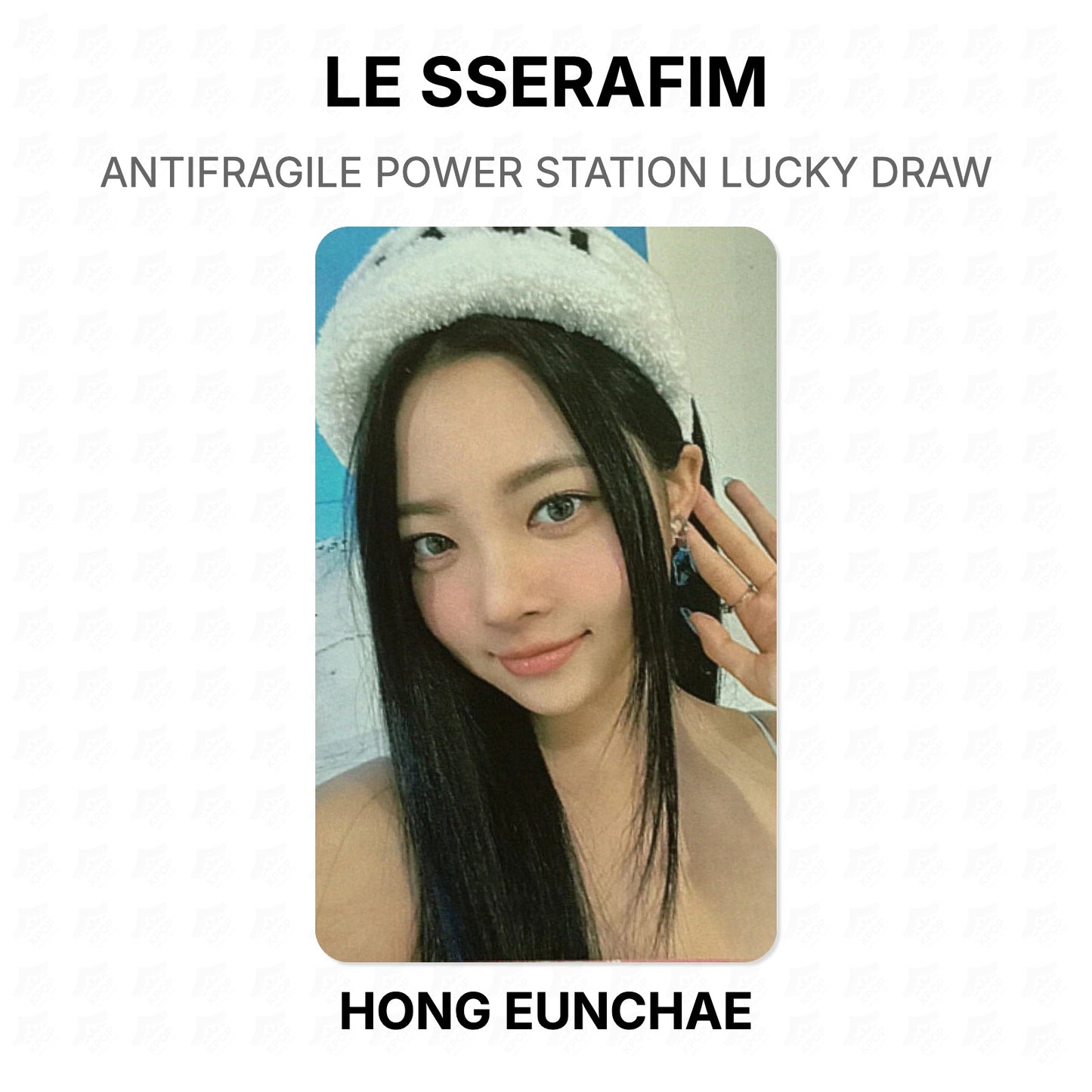 LE SSERAFIM ANTIFRAGILE POWER STATION LUCKY DRAW Official Photocard