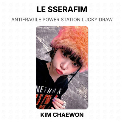 LE SSERAFIM ANTIFRAGILE POWER STATION LUCKY DRAW Official Photocard