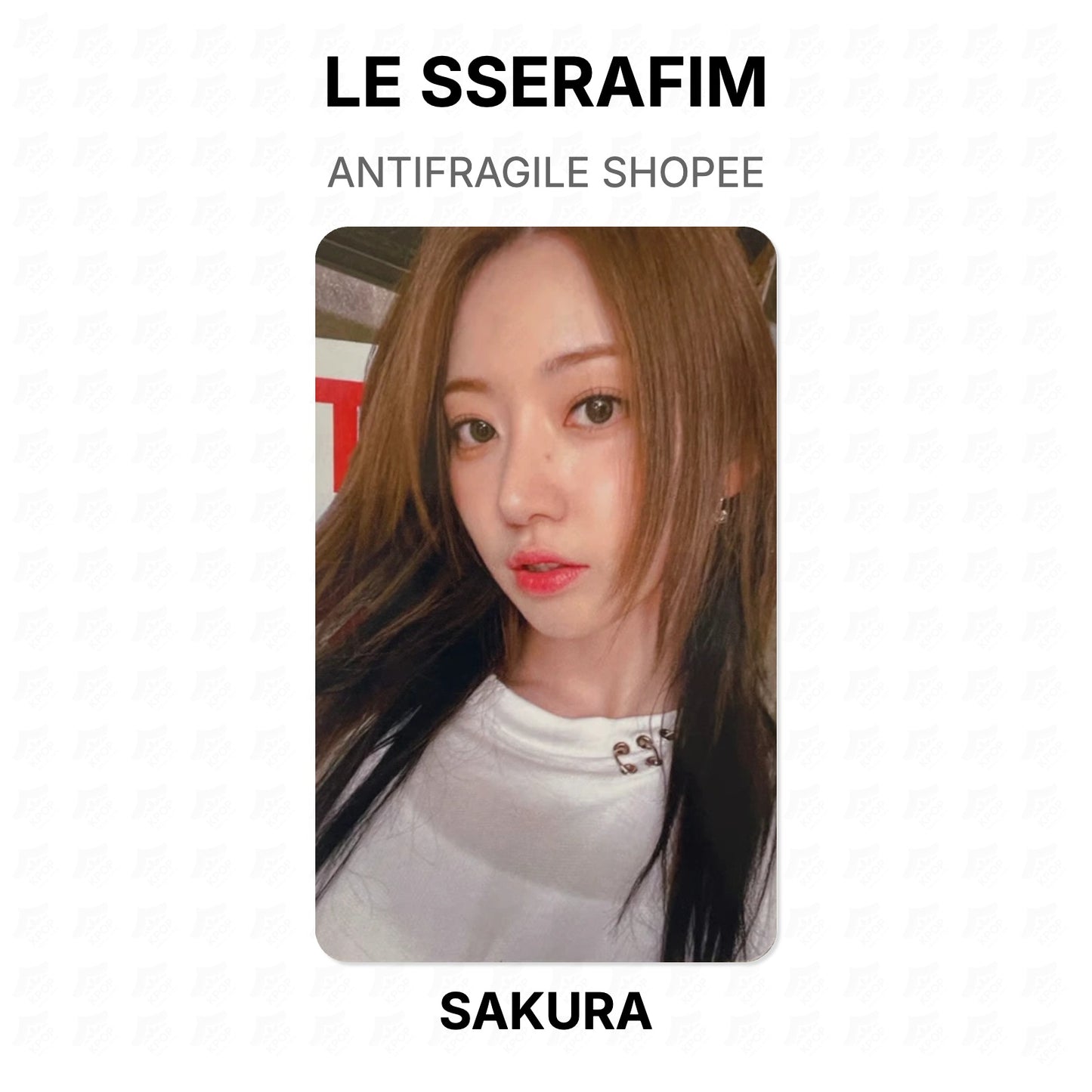 LE SSERAFIM ANTIFRAGILE SHOPEE Official Photocard
