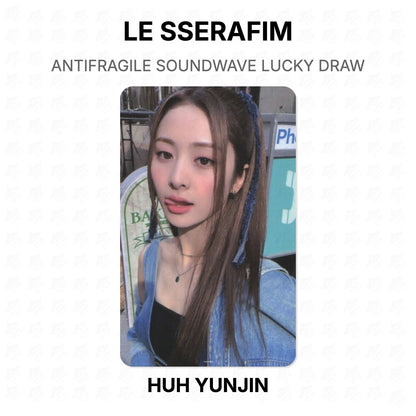 LE SSERAFIM ANTIFRAGILE SOUNDWAVE LUCKY DRAW Official Photocard