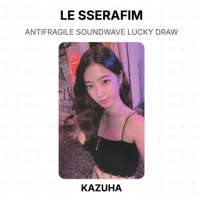 LE SSERAFIM ANTIFRAGILE SOUNDWAVE LUCKY DRAW Official Photocard