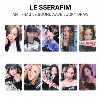 LE SSERAFIM ANTIFRAGILE SOUNDWAVE LUCKY DRAW Official Photocard
