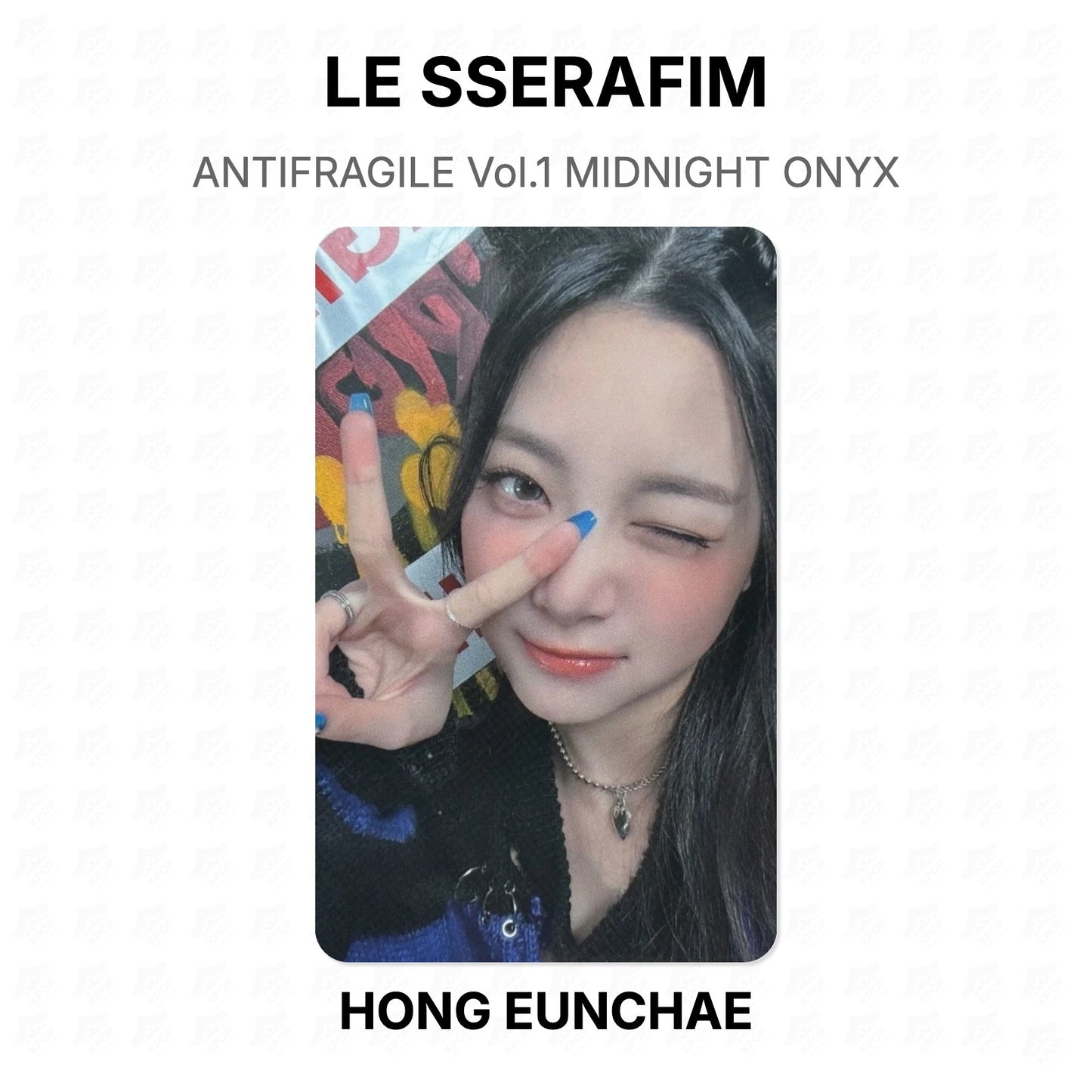 LE SSERAFIM ANTIFRAGILE Vol.1 MIDNIGHT ONYX Official Photocard