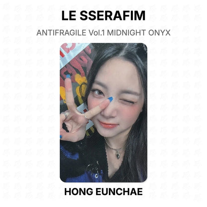 LE SSERAFIM ANTIFRAGILE Vol.1 MIDNIGHT ONYX Official Photocard
