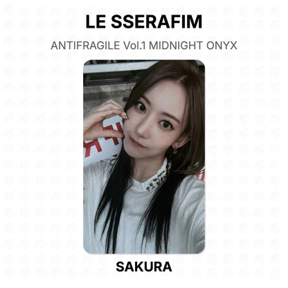 LE SSERAFIM ANTIFRAGILE Vol.1 MIDNIGHT ONYX Official Photocard